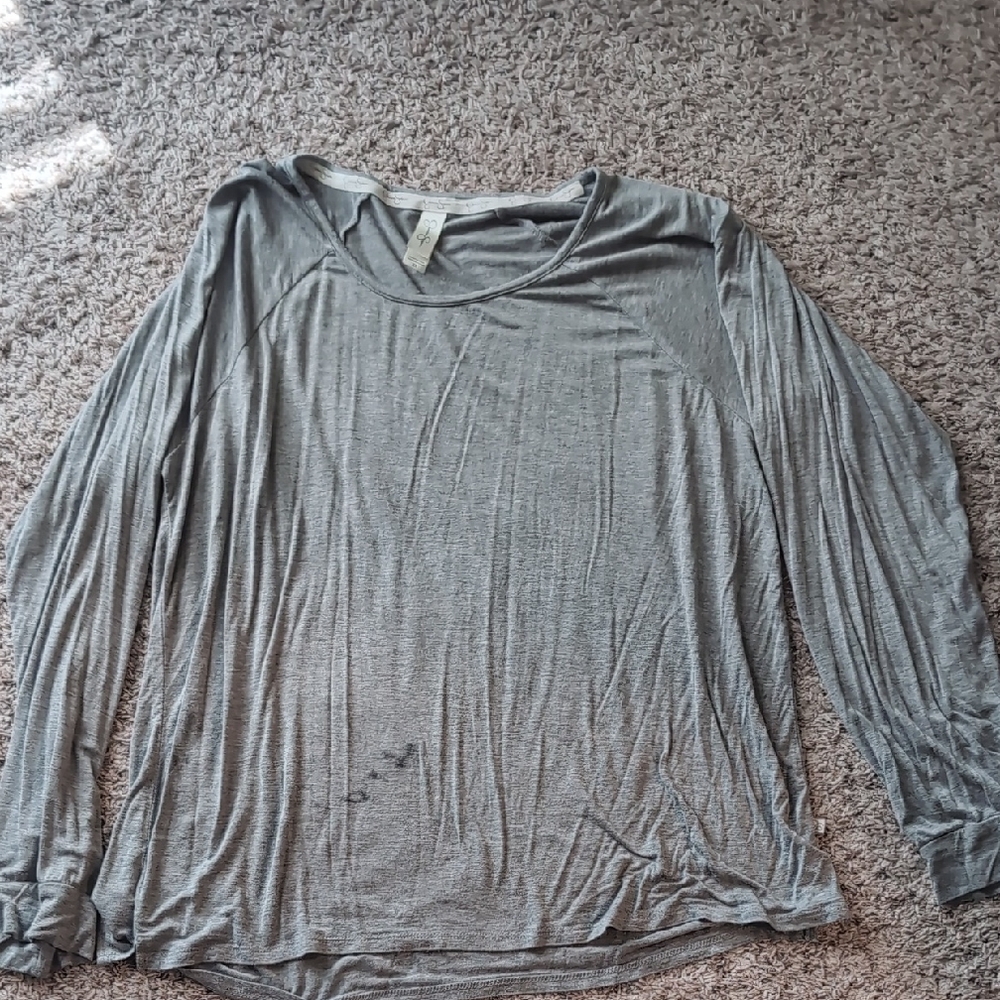 Jessica Simpson Charcoal Long Sleeve Top